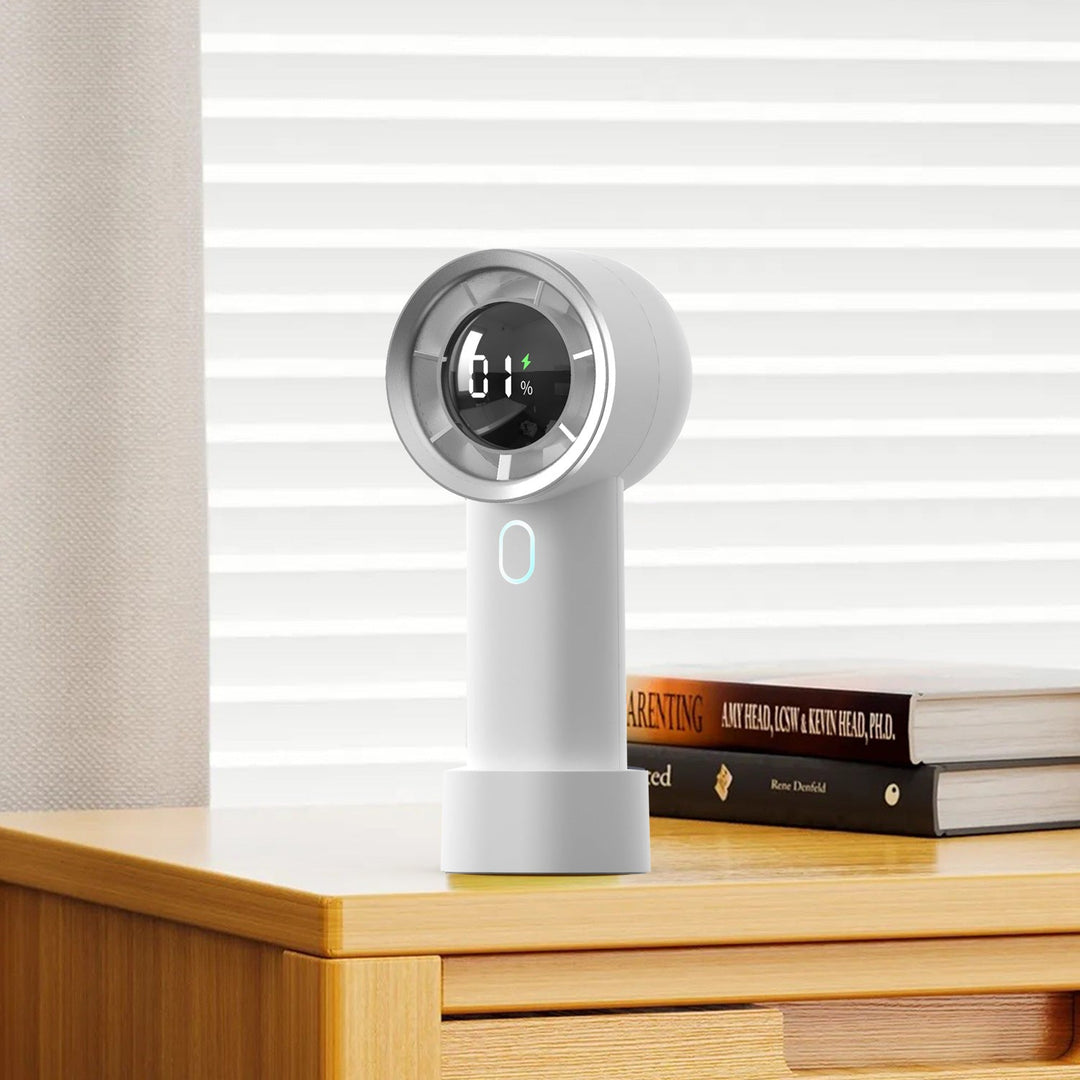 Rechargeable handheld fan. | Stornfield