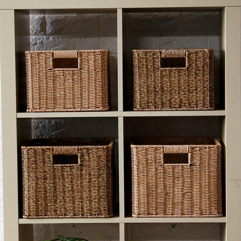 Premium Handwoven Square Storage Basket Stornfield