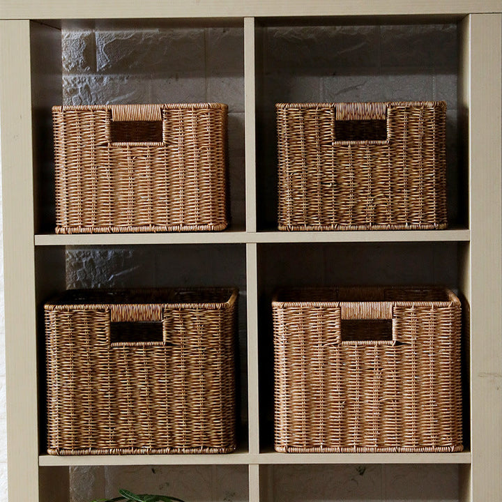 Premium Handwoven Square Storage Basket Stornfield