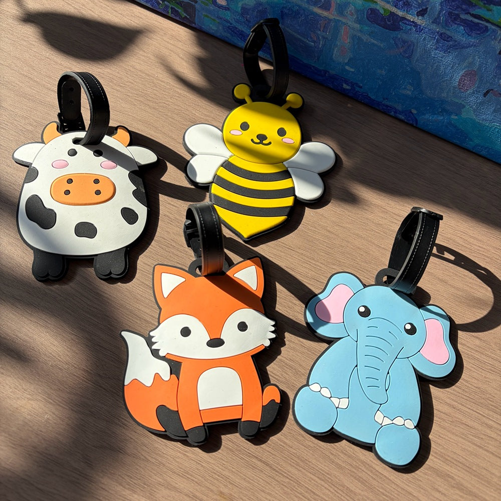 Cow-Themed Travel Luggage Tag Stornfield