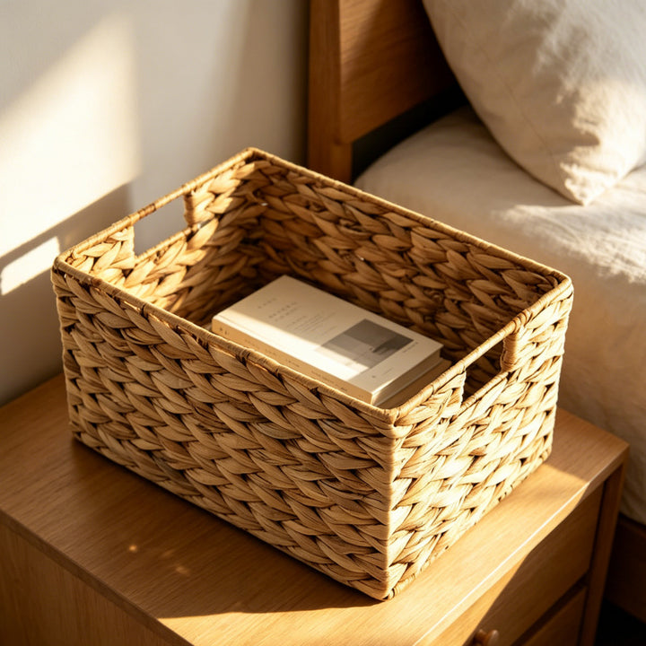 Woven Rectangular Storage Basket Stornfield