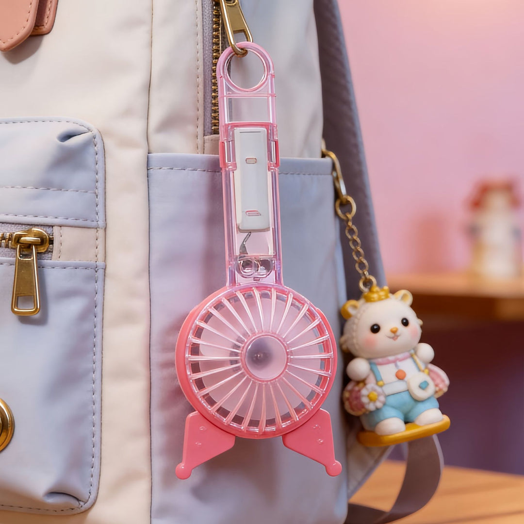 Ladies portable mini handheld fan in cute rabbit design Stornfield