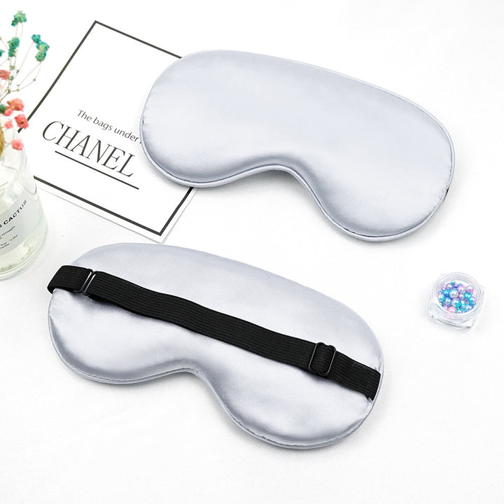 Unisex nan luxurious silk sleep mask with contoured eye cavity and adjustable elastic band Stornfield