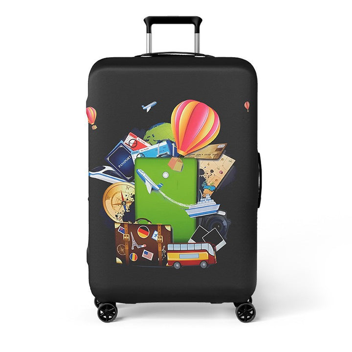 Women's Hard Shell Travel Suitcase with Creative Cat Design Stornfield