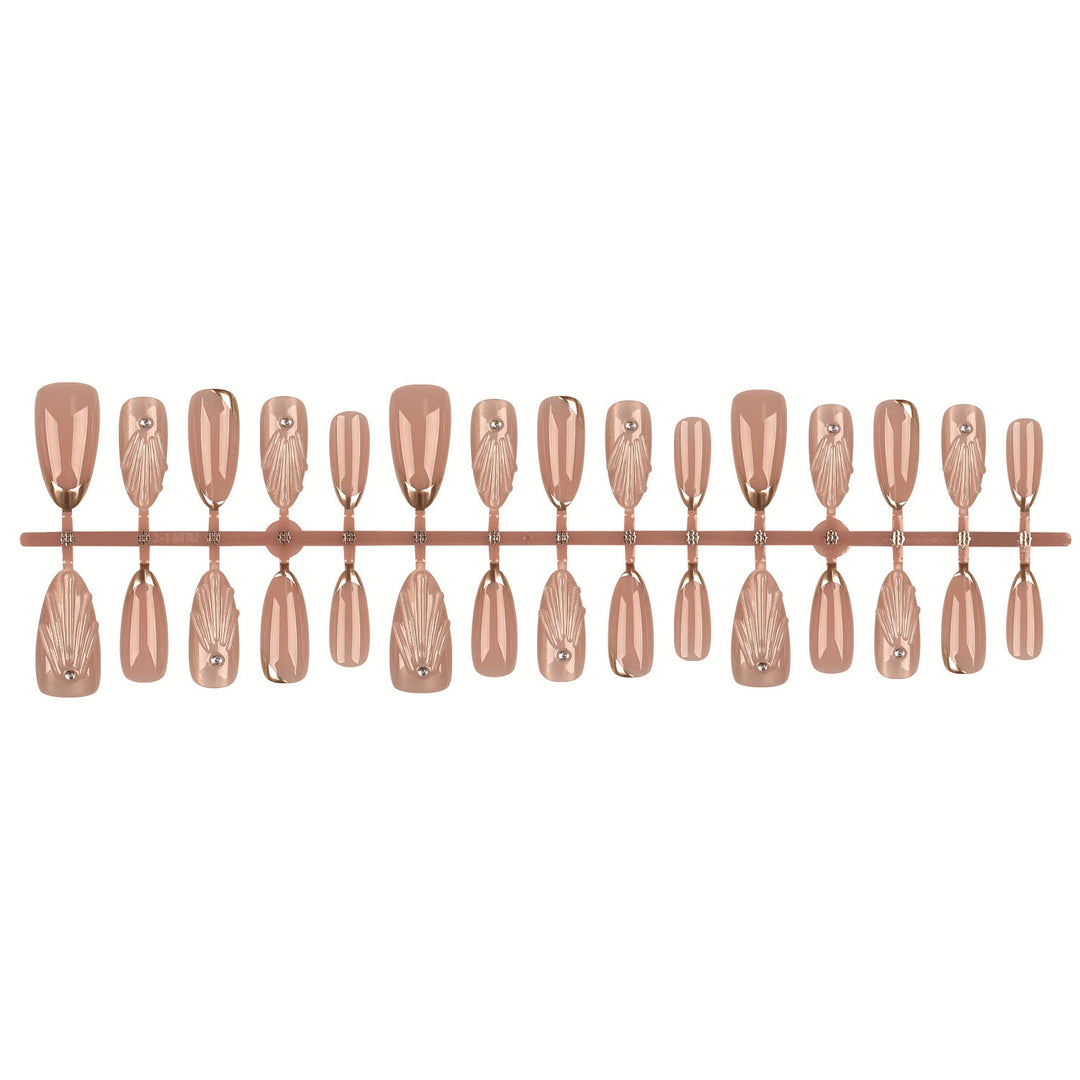 Elegant Art Deco Style Press-On Nails