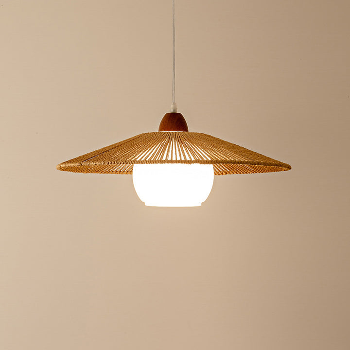 Artistic Bamboo Pendant Light