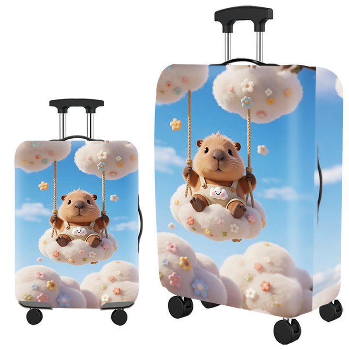 Artistic Cat-Themed Hard Shell Suitcase Stornfield