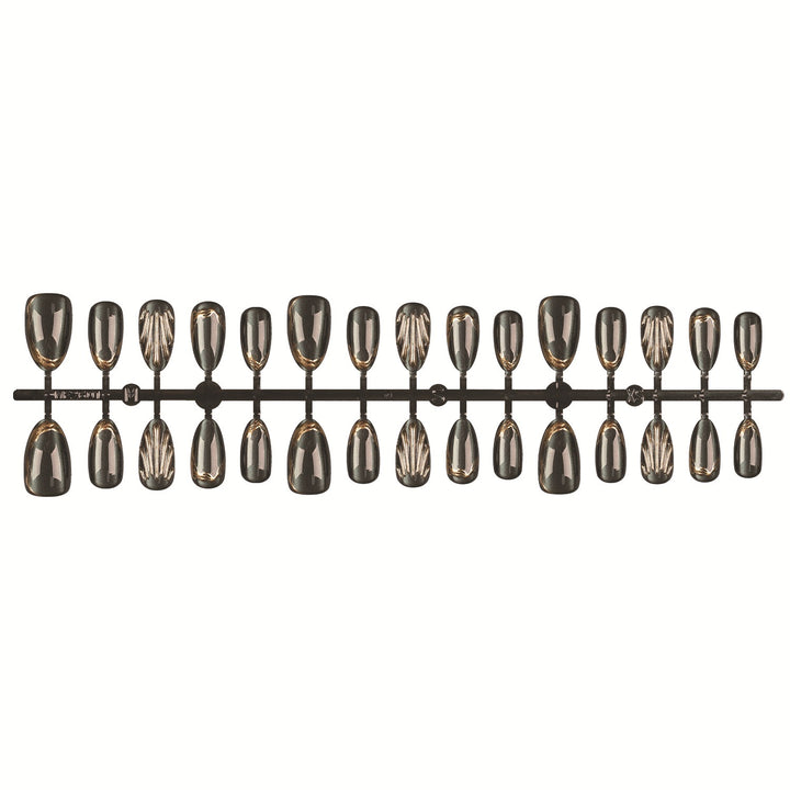 Glamorous Metallic Press-On Nail Set