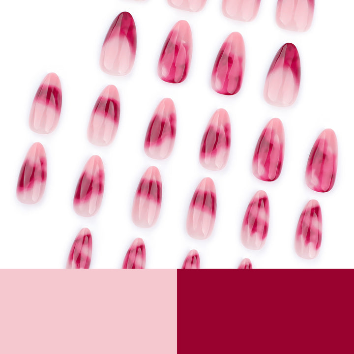Artistic stiletto nails with glamorous gradient Stornfield