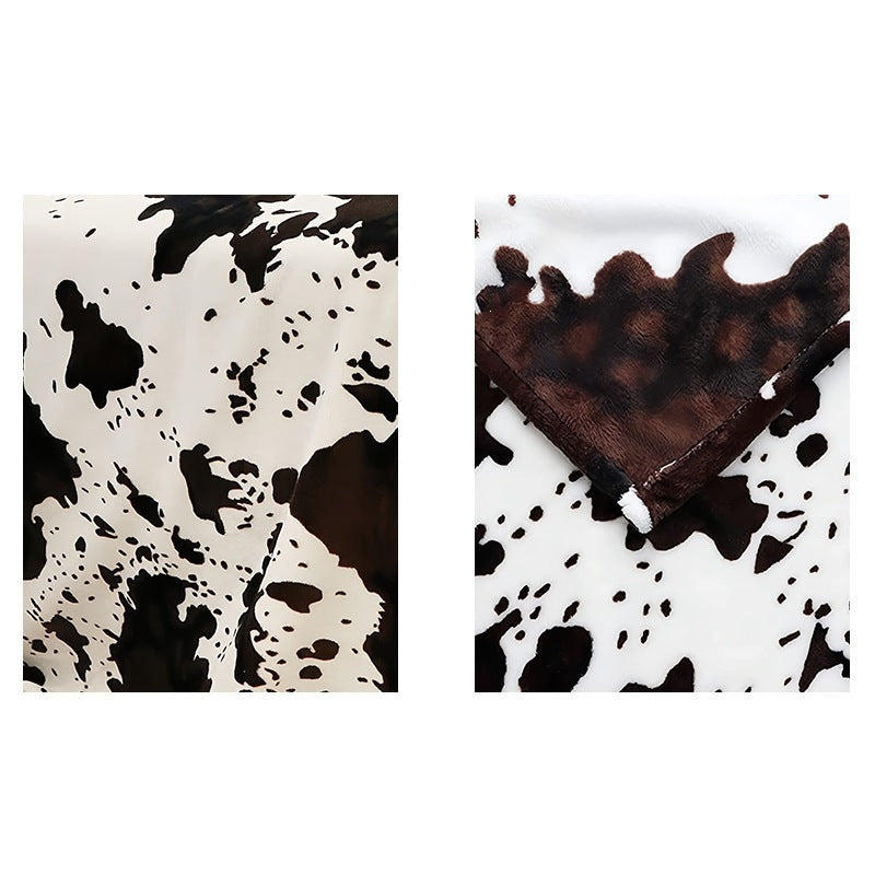 Soft Fabric Zebra Print Fleece Blanket