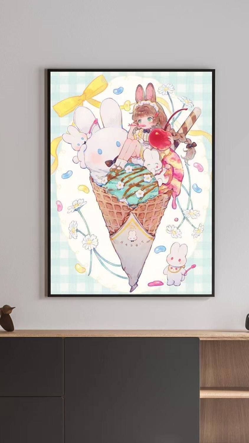 Illustrated Fantasy Character Canvas Art Print Stornfield