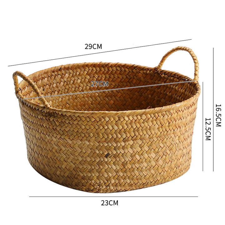 Unisex storage basket made of natural willow material Stornfield