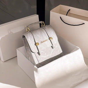 Vintage-Inspired Structured Mini Backpack Stornfield