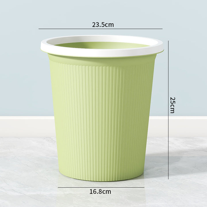 Ladies elegant and practical waste bin with ribbed surface Stornfield