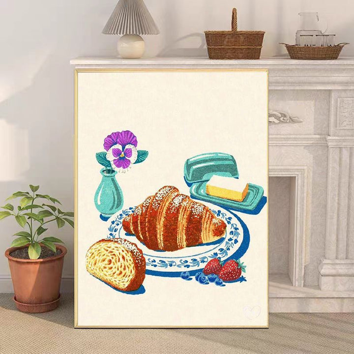 Retro-Inspired Still Life Canvas Art Print Stornfield
