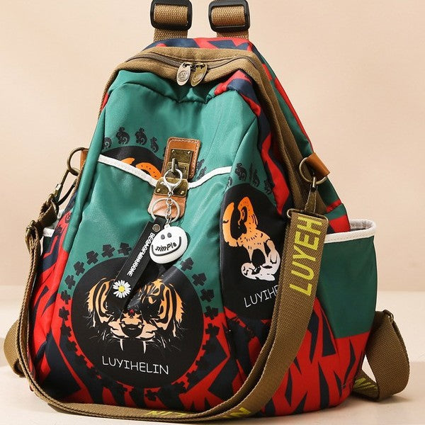 Artistic Graphic Drawstring Backpack Stornfield