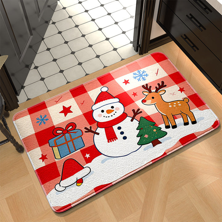 Festive Holiday Kitchen Mat Stornfield
