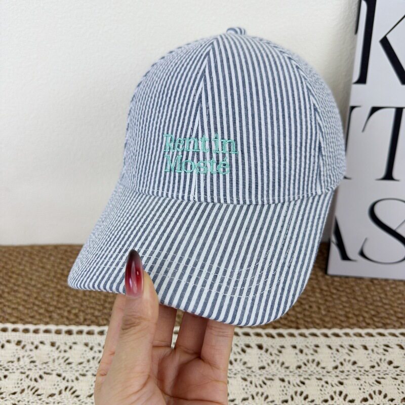 Women's Striped Embroidered Baseball Cap Stornfield