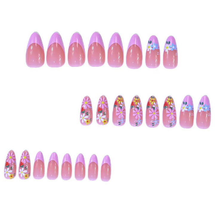 Floral Themed Acrylic Nail Art Set Stornfield