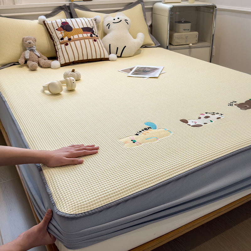 Decorative Embroidered Mattress Cover