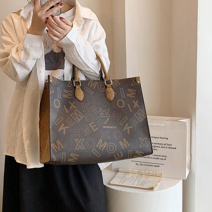 Stylish Patterned Tote Bag