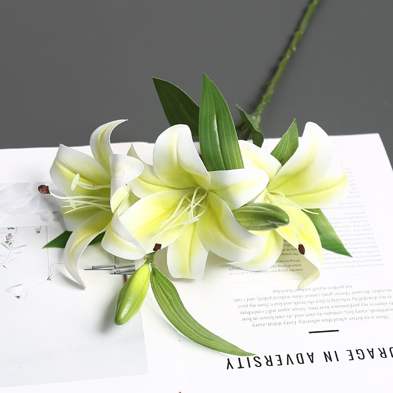 Lifelike Lily Stem Arrangement