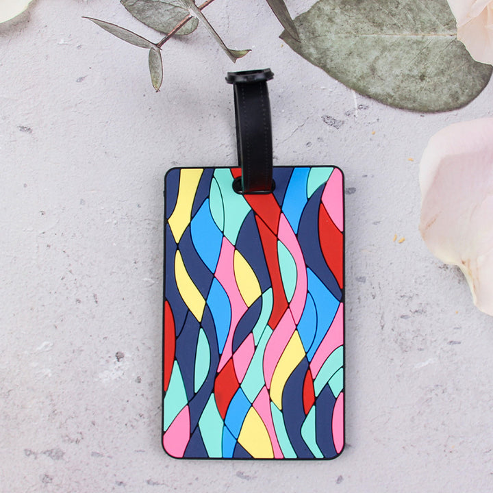 Geometric Pattern Luggage Tag Stornfield