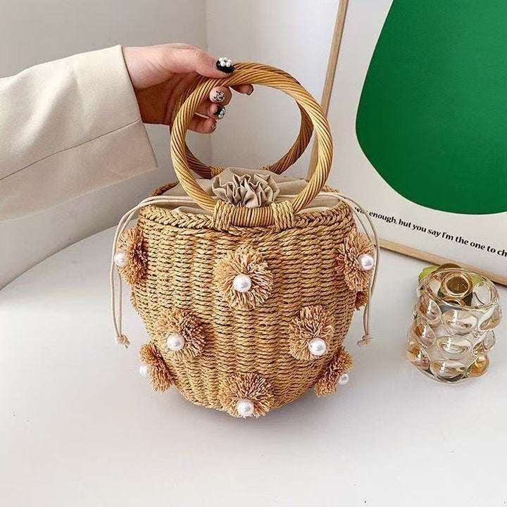 Refined handbag with pearl applications Stornfield
