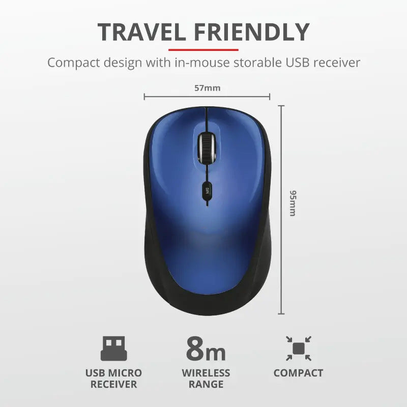 Ergonomic Wireless Computer Mouse with Precision Sensors Stornfield
