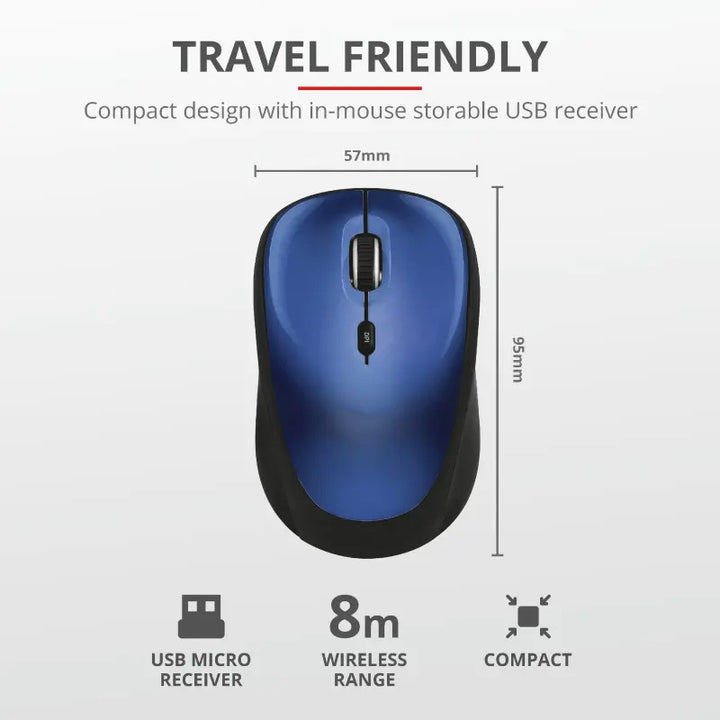Ergonomic Wireless Computer Mouse with Precision Sensors Stornfield