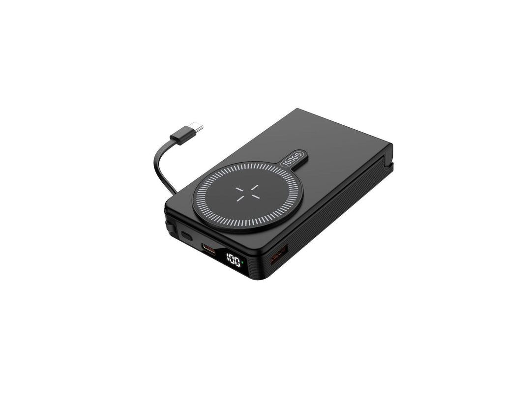 Portable power bank with fast induction charging function and digital battery level display Stornfield