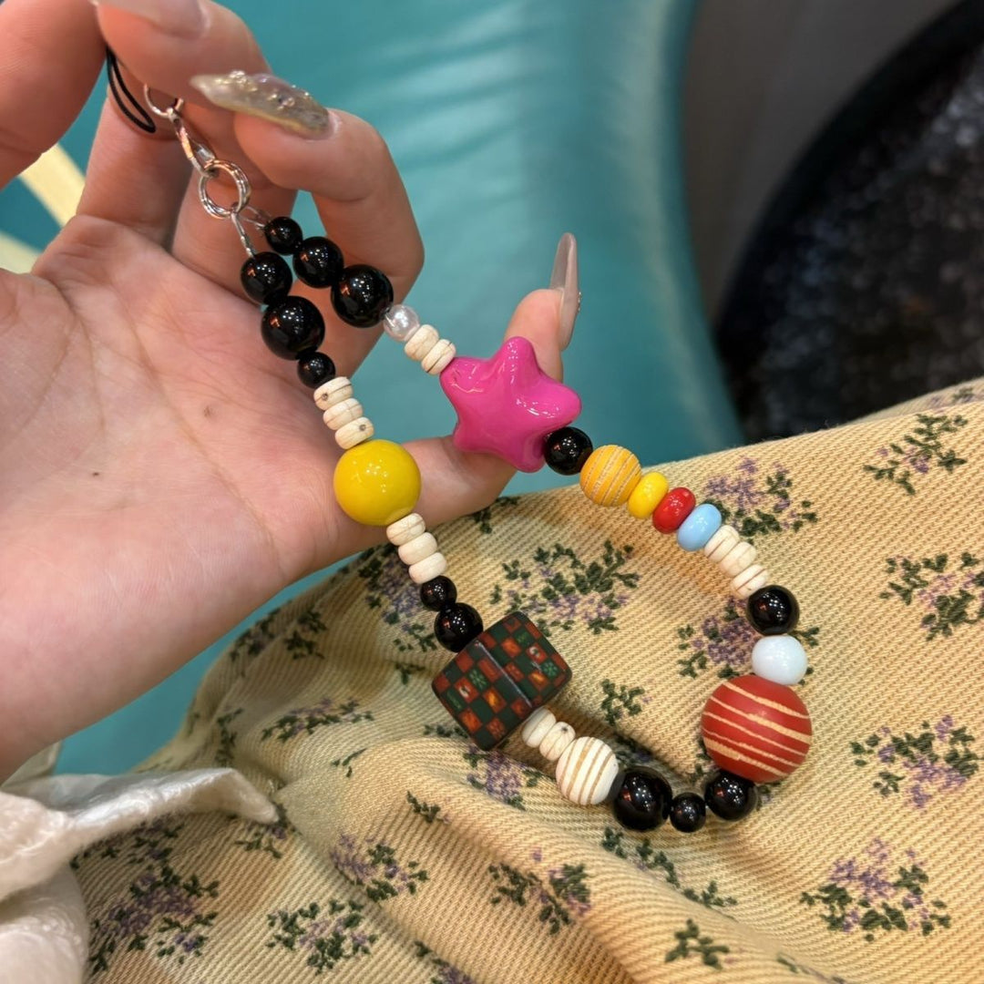 Fun-Themed Beaded Charm Necklace Stornfield