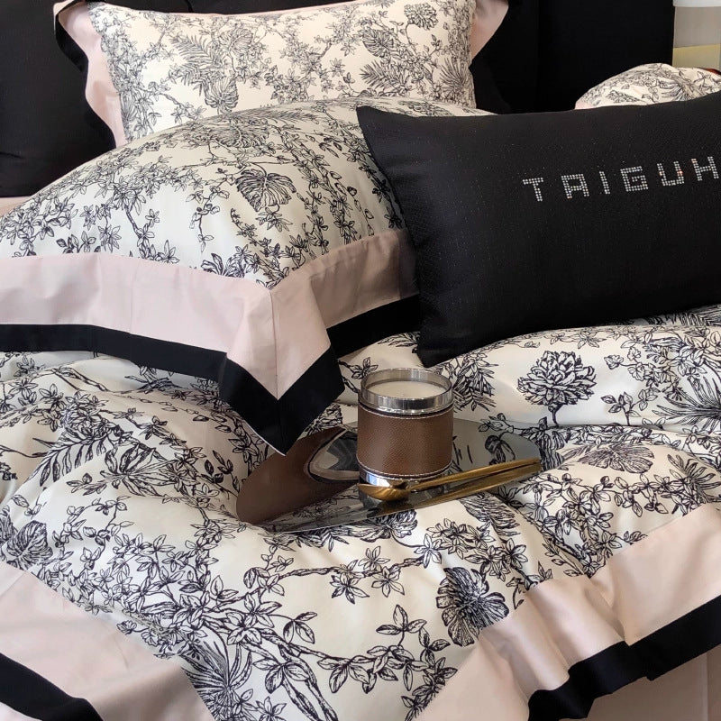 Decorative Elegant Floral Pattern Bedding Set Stornfield