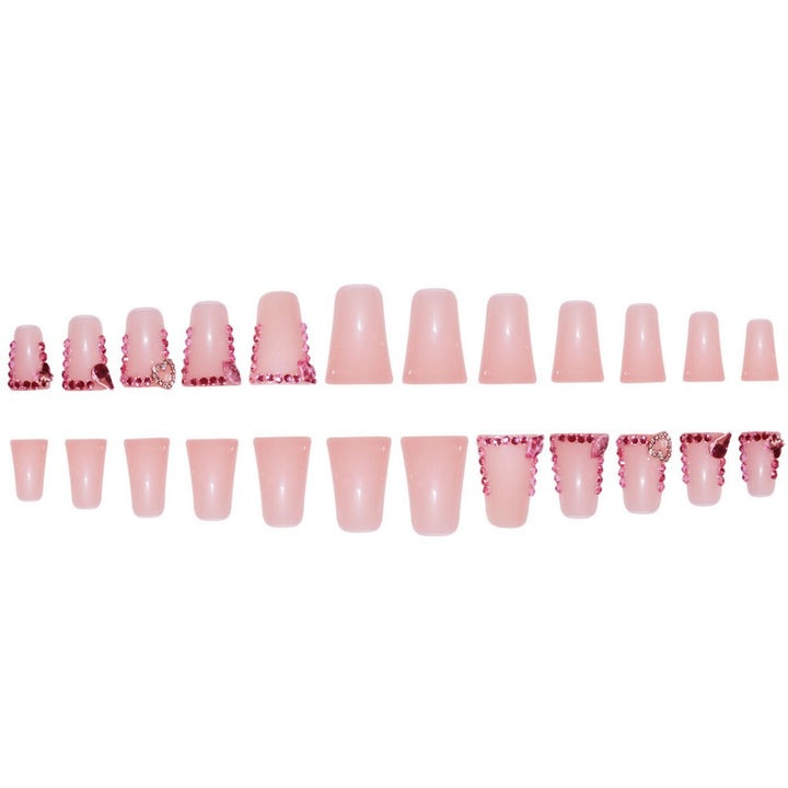 Elegant Rhinestone Embellished Press-On Nails Stornfield