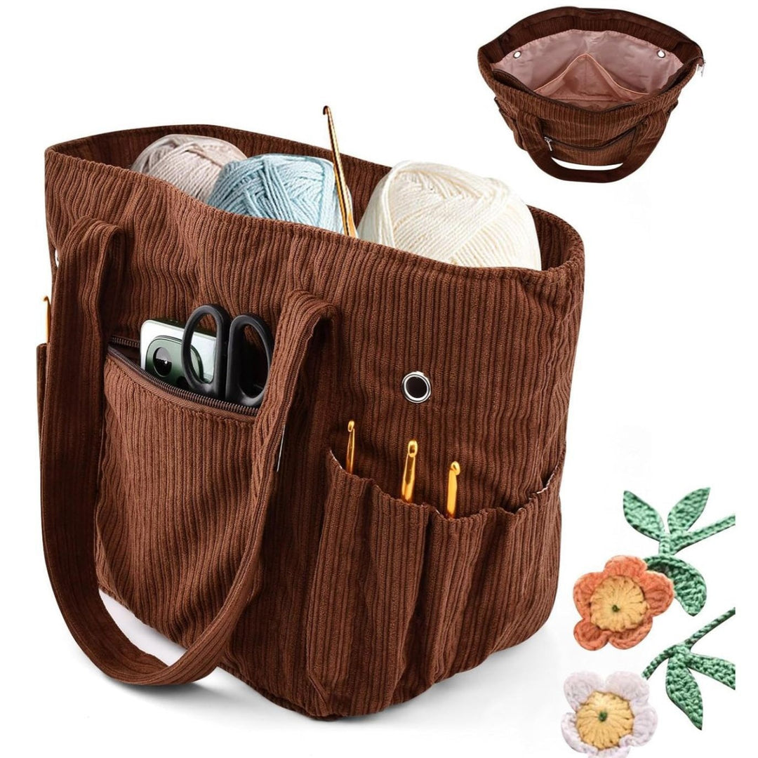 Functional storage bag with multiple outer pockets Stornfield