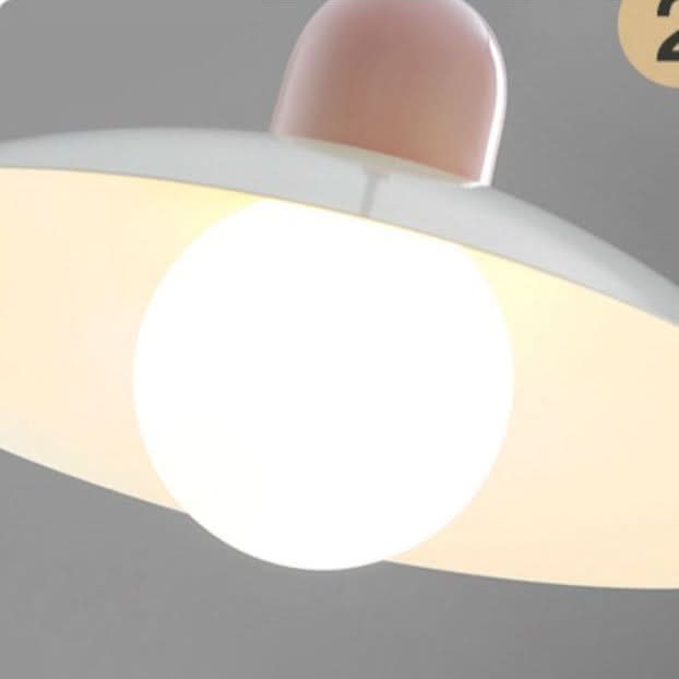 Stornfield | Modern Macaron Bauhaus Pendant Light – Iron Shade