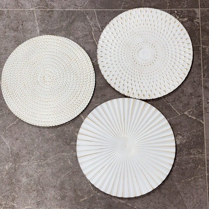Decorative Embossed Placemats Set Stornfield
