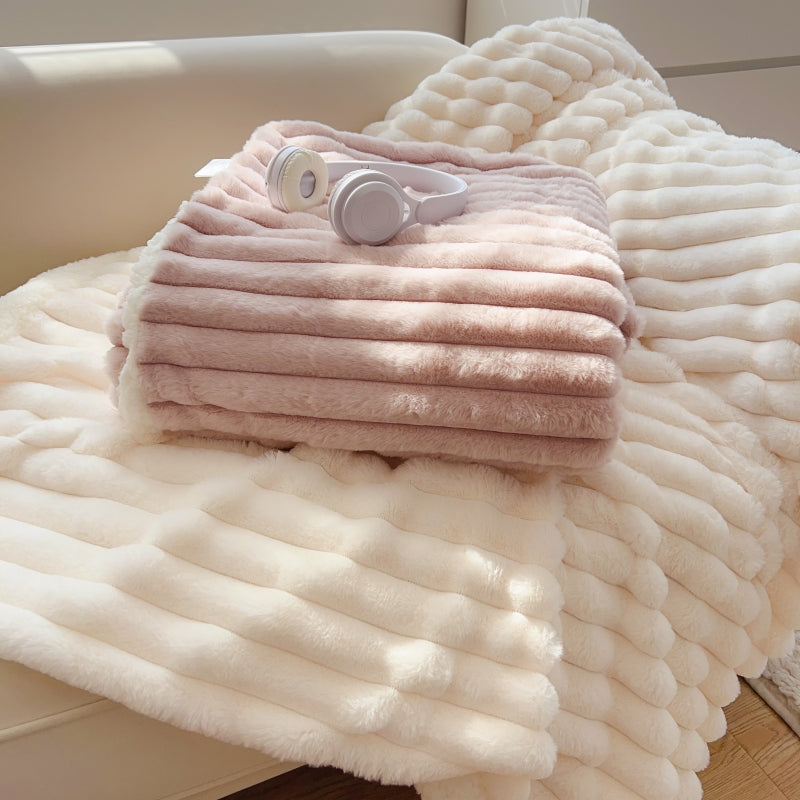 Women Super Soft Plush Blanket with 3D Structure Stornfield