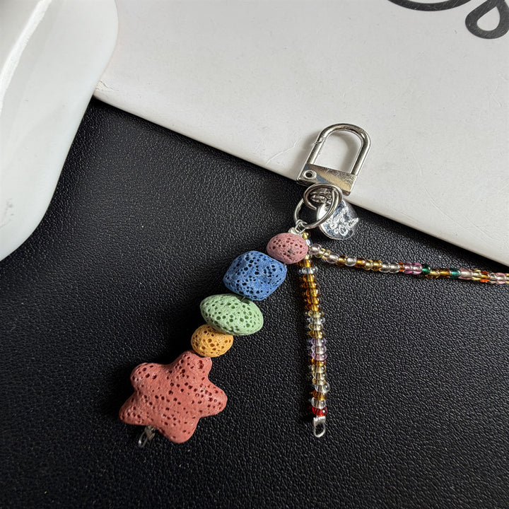 Decorative Beaded Charm Keychain Stornfield 1790135647
