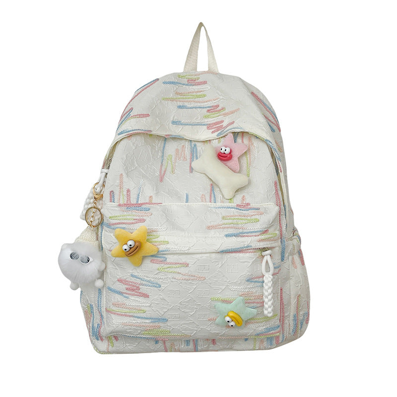 Fun-Themed Plush Backpack Stornfield