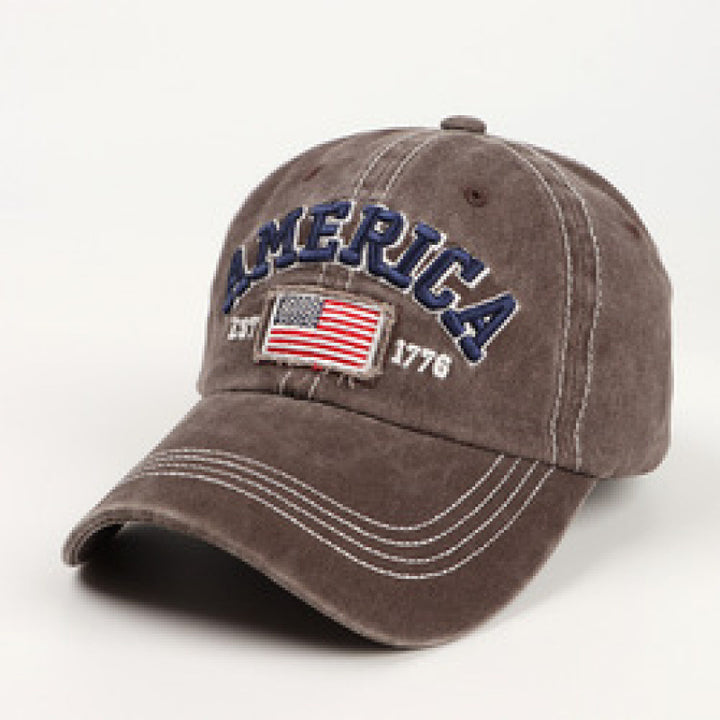 Men's Vintage-Inspired Embroidered Baseball Cap Stornfield