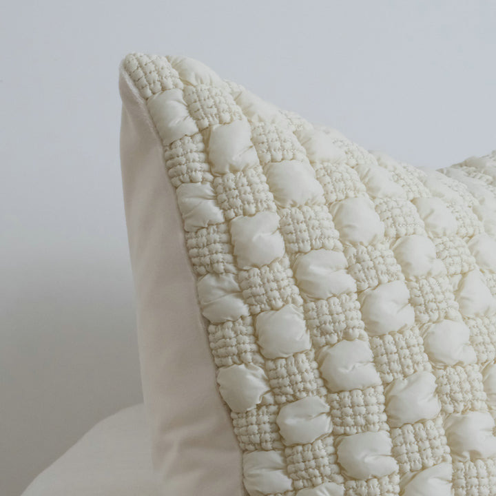 Textured Woven Accent Pillow for Home Decor