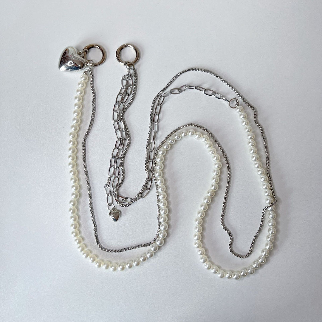 Heart-Designed Beaded Eyewear Chain Stornfield