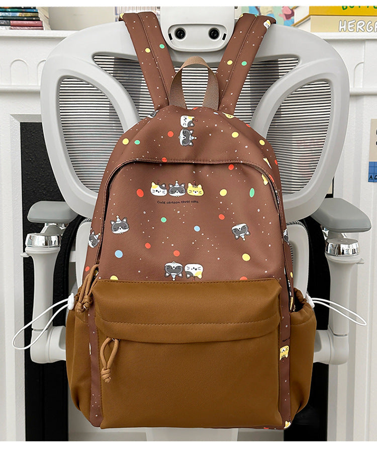 Backpack with Cute Cartoon Design and Practical Compartments Stornfield