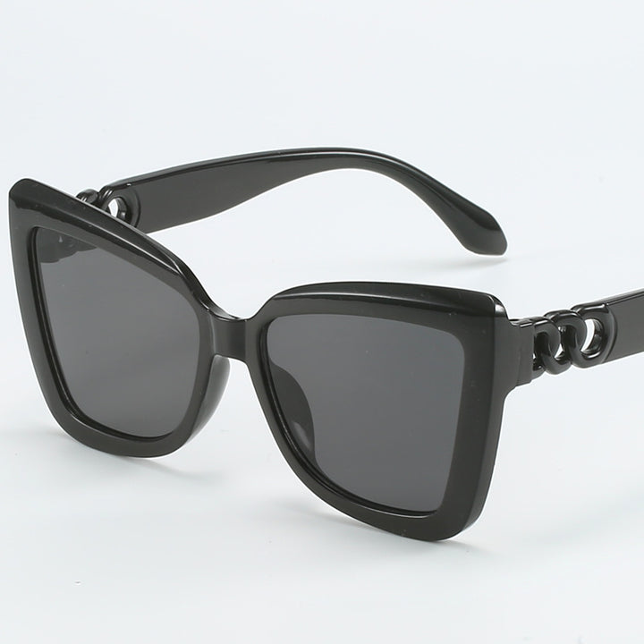 Ladies modern cat-eye sunglasses with clear frame and UV protection Stornfield