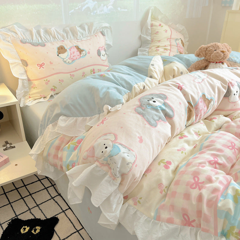 Playful Cartoon-Themed Bedding Set