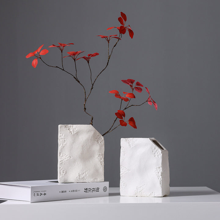 Decorative Textured Ceramic Vase