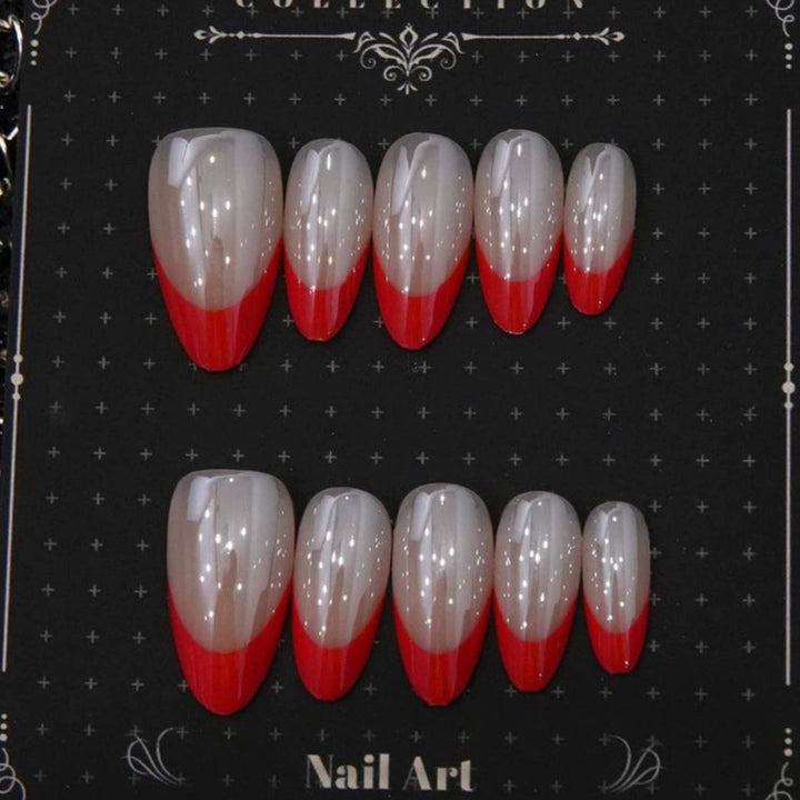 Trendy Gradient Stiletto Press-On Nails