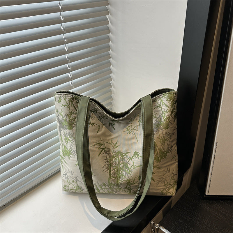 Stylish Bamboo Print Tote Bag Stornfield