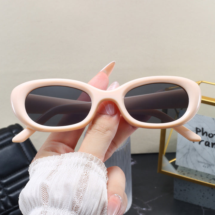 Women's fashionable sunglasses with oval design and UV protection Stornfield